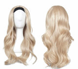 Malibu Blonde Parochňa s čelenkou Glam Wave