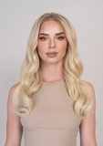 Vlasové Klipy Premium Ice Blonde